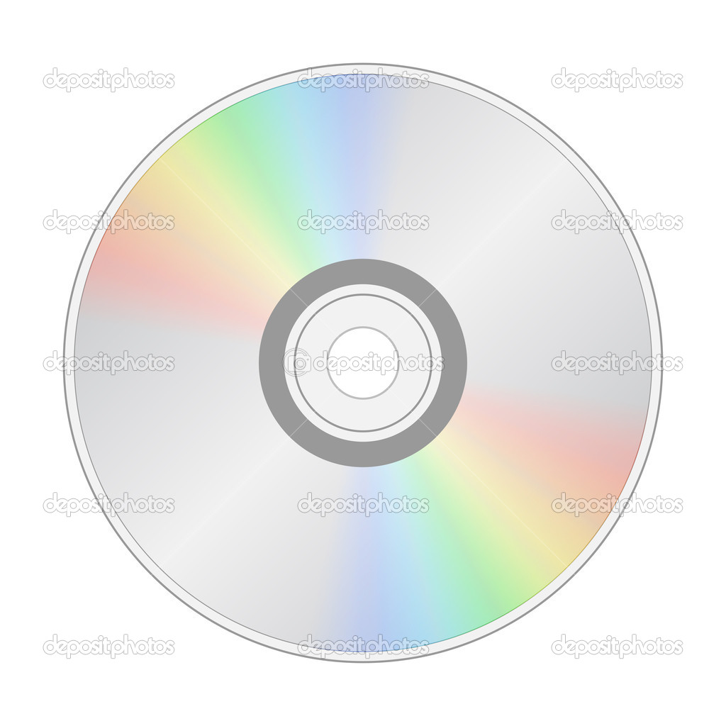 Illustration of blank cd, dvd Stock Photo by ©Aleksandrsb 19644557